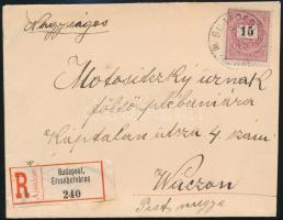 1895 Vác, Motesiczky János (?-1916) plébános, későbbi pápai prelátus, olvasó kanonok részére szóló l...