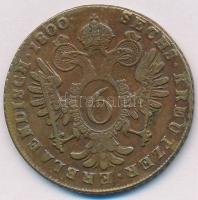 1800B 6kr Cu "I. Ferenc" T:2