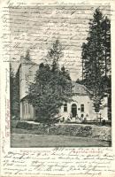 1905 Bártfafürdő, Bardejovské Kúpele, Bardiov; Hidegvíz-gyógyintézet. Divald Adolf 114. / spa