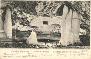 1905 Dobsina, Jégbarlang belső / ice cave interior