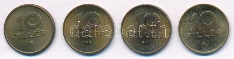 1946-1950. 10f tombak (4xklf) Teljes sor! T:1-
Adamo F3