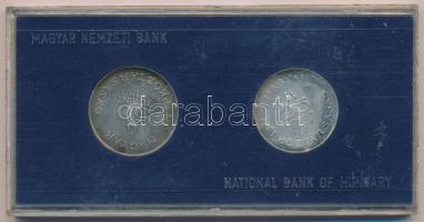 1961. 25Ft Ag + 50Ft Ag "Bartók Béla" eredeti, kék "MNB" plasztik tokban T:P pat...