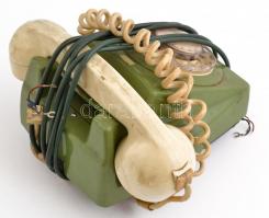 Bakelit telefon külön kagylóval