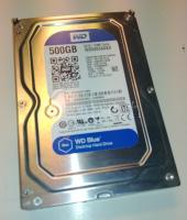 Western Digital WD5000AAKX Blue SATA 3.5 merevlemez, 500GB, 7200rpm, 16M cache jó állapotban. 8610 órás futásidő. HD Sentinel 100/100 %