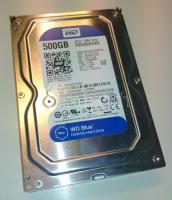 Western Digital WD5000AAKX Blue SATA 3.5 merevlemez, 500GB, 7200rpm, 16M cache jó állapotban. 6090 órás futásidő.