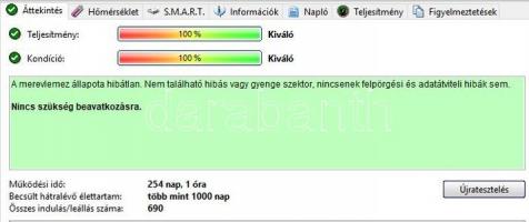 Western Digital WD5000AAKX Blue SATA 3.5" merevlemez, 500GB, 7200rpm, 16M cache jó állapotban.
...