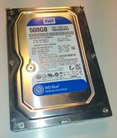 Western Digital WD5000AAKX Blue SATA 3.5 merevlemez, 500GB, 7200rpm, 16M cache jó állapotban. 8610 órás futásidő.