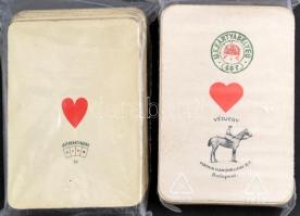 cca 1930-1955 2 pakli francia kártya Piatnik és Játékkártyagyár