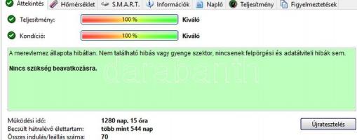 Western Digital WD10EZEX Blue SATA 3.5" merevlemez, 1TB, 7200rpm, 64M cache jó állapotban.
307...