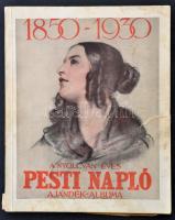 1930 A nyolcvanéves Pesti Napló ajándékalbuma. 1850-1930. Bp., Athenaeum, 240 p. Rendkívül gazdag fekete-fehér képanyaggal illusztrálva. Kiadói papírkötés, kopott, foltos, kissé szakadt borítóval