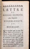 [Niccolo Machiavelli]: Discours Politiques de Machiavelli sur Les Decades de Tite-Live. Tome Premier...
