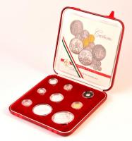 2013. "Mesterdarabok ezüstből 1896 Millennium" 9db-os szett, mind jelzett utánveret, tanús...