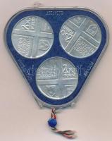 1976. 200Ft Ag (3xklf) "Festők I. / Derkovits, Szinyei, Munkácsy" sor, eredeti, sérült MNB...