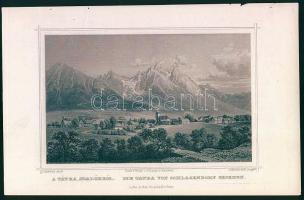 A Tátra Szalókról metszet 16x24cm (kis szakadás)