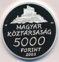 2003. 5000Ft Ag "Hollókő" T:PP Adamo EM185 tanúsítvánnyal
