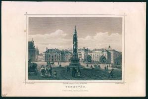 Temesvár metszet 16x24cm (kis szakadás)