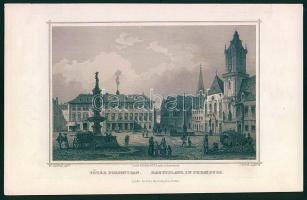 Pozsony metszet 16x24cm