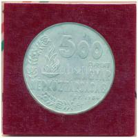 1984. 500Ft Ag "Nyári Olimpiai Játékok - Los Angeles" eredeti tokban, tanúsítvánnyal T:BU
...