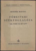 1948 Benedek Marcell főmesteri székfoglalója, 31p