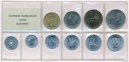 1985. 2f-20Ft (10xklf) érmés forgalmi sor fóliatokban T:1 Adamo FO18