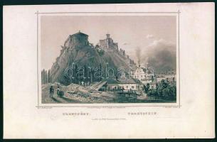 Trencsén metszet 16x24cm