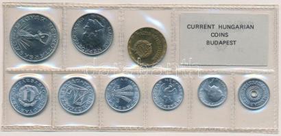 1979. 2f-10Ft (9xklf) érmés forgalmi sor fóliatokban T:1 Adamo FO12