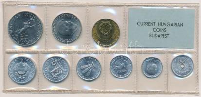 1978. 2f-10Ft (9xklf) érmés forgalmi sor fóliatokban T:1 Adamo FO11