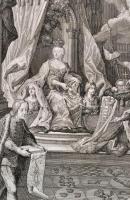 1750 id. Johann Daniel Herz (1693-1754): Magyarország hódolata Mária Terézia előtt. "Augustae S...