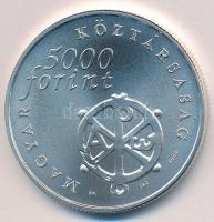 2004. 5000Ft Ag "Pécsi ókeresztény sírkamrák" T:BU Adamo EM193 Tanúsítvánnyal