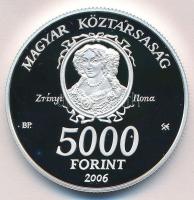 2006. 5000Ft Ag "Munkácsi vár" tanúsítvánnyal T:PP Adamo EM202