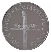 2006. 5000Ft Ag "Nándorfehérvári diadal" tanúsítvánnyal T:PP / Hungary 2006. 5000Ft Ag &qu...