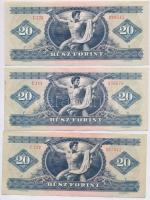 1980. 20Ft  (3x) T:II