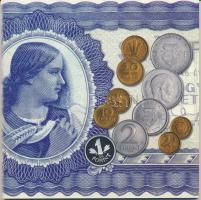2006. 1Ft-100Ft (8xklf) forgalmi sor szettben, benne 1946-os 1Ft Ag "Hatvanéves a Forint" ...