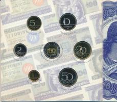2006. 1Ft-100Ft (8xklf) forgalmi sor szettben, benne 1946-os 1Ft Ag "Hatvanéves a Forint" ...