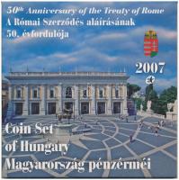 2007. 1Ft-100Ft (8xklf) Római Szerződés forgalmi sor, benne 50Ft 50 éves a Római Szerződés T:BU  Adamo FO41