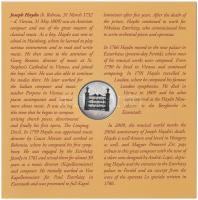 2009. 5Ft-200Ft "Haydn" (7xklf) forgalmi érme sor, benne "Joseph Haydn" Ag emlék...