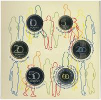 2011. 5Ft-200Ft (6xklf) "Az Európai Unió Tanácsának magyar elnöksége" forgalmi sor szettbe...