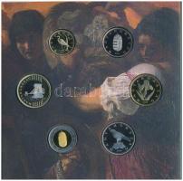 2013. 5Ft-200Ft (6xklf) forgalmi sor szettben + 	
2013. 1000Ft Cu-Ni-Zn "Egri csillagok" ...