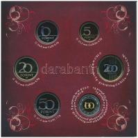 2014. 5Ft-200Ft (6xklf) forgalmi sor szettben + 2014. "Mária aranyforint" aranyozott Ag, j...