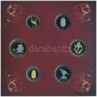 2014. 5Ft-200Ft (6xklf) forgalmi sor szettben + 2014. "Mária aranyforint" aranyozott Ag, j...