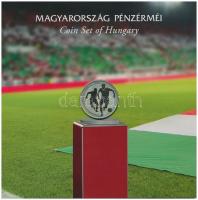 2016. 5-200Ft (6xklf) + "MLSZ (Magyar Labdarúgó Szövetség)" Cu-Ni-Zn emlékérem, forgalmi s...