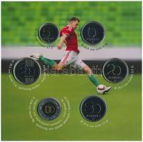 2016. 5-200Ft (6xklf) + "MLSZ (Magyar Labdarúgó Szövetség)" Cu-Ni-Zn emlékérem, forgalmi s...