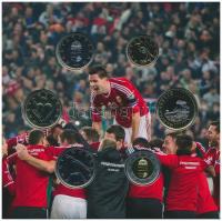 2016. 5-200Ft (6xklf) + "MLSZ (Magyar Labdarúgó Szövetség)" Cu-Ni-Zn emlékérem, forgalmi s...