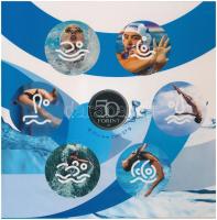 2017. 5-200Ft (6xklf) forgalmi sor szettben + 2017. 50Ft Cu-Ni "17. FINA Világbajnokság" T...