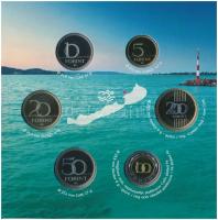 2017. 5-200Ft (6xklf) forgalmi sor szettben + 2017. 50Ft Cu-Ni "17. FINA Világbajnokság" T...