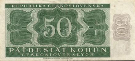 Csehszlovákia 1950. 50K + 1964. 50K T:II/III+