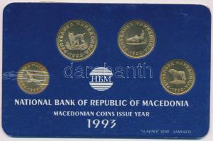 Macedónia 1993. 50d-5D (4xklf) forgalmi sor T:1,1-
Macedonia 1993. 50 Deni - 5 Denar (4xdiff) coin ...