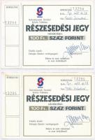 Budapest 1982. "Skála - Szövetkezetek Áruházi Közös Vállalata" névre szóló részesedési jeg...