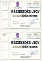 Budapest 1982. "Skála - Szövetkezetek Áruházi Közös Vállalata" névre szóló részesedési jeg...