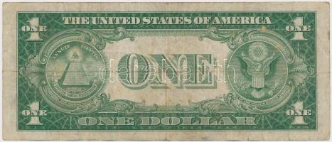 Amerikai Egyesült Államok 1935-1945. (1935A) 1$ "Silver Certificate - kisméretű", kék pecs...